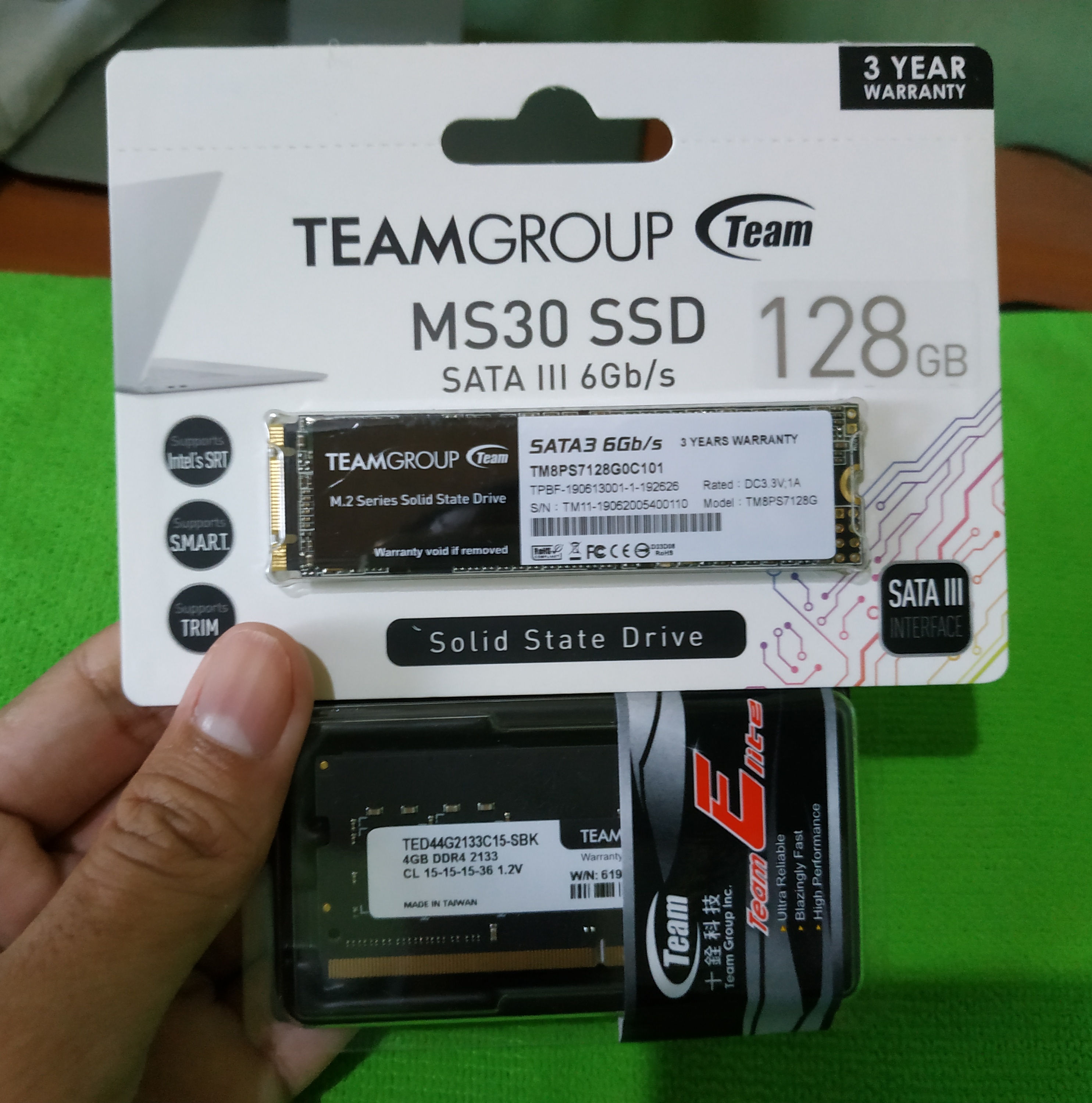 Teamgroup SSD dan RAM